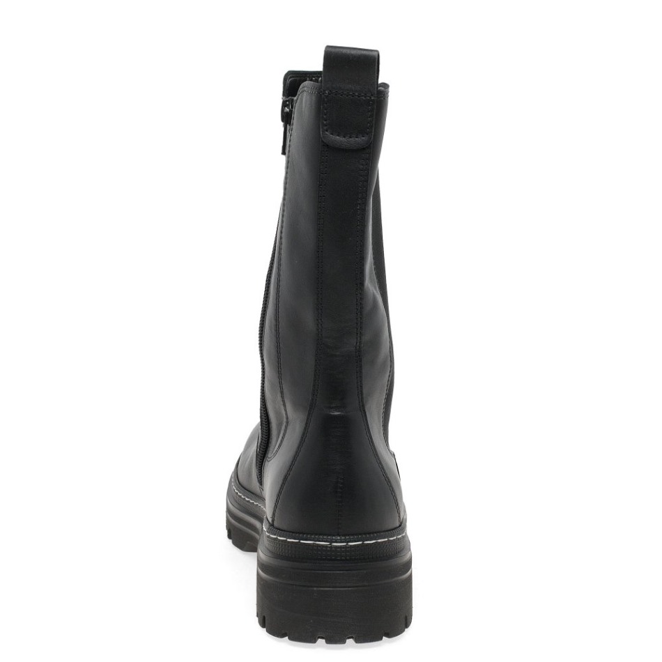 Gabor Point Noir/blanc | Bottines Exclusives Gaby Pour Femmes